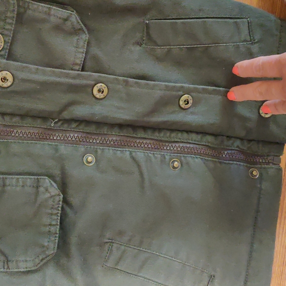 Boys winter jacket army style - Picture 6 of 11